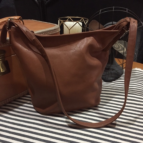 Medallion Handbags - Medallion Cognac Leather Bag